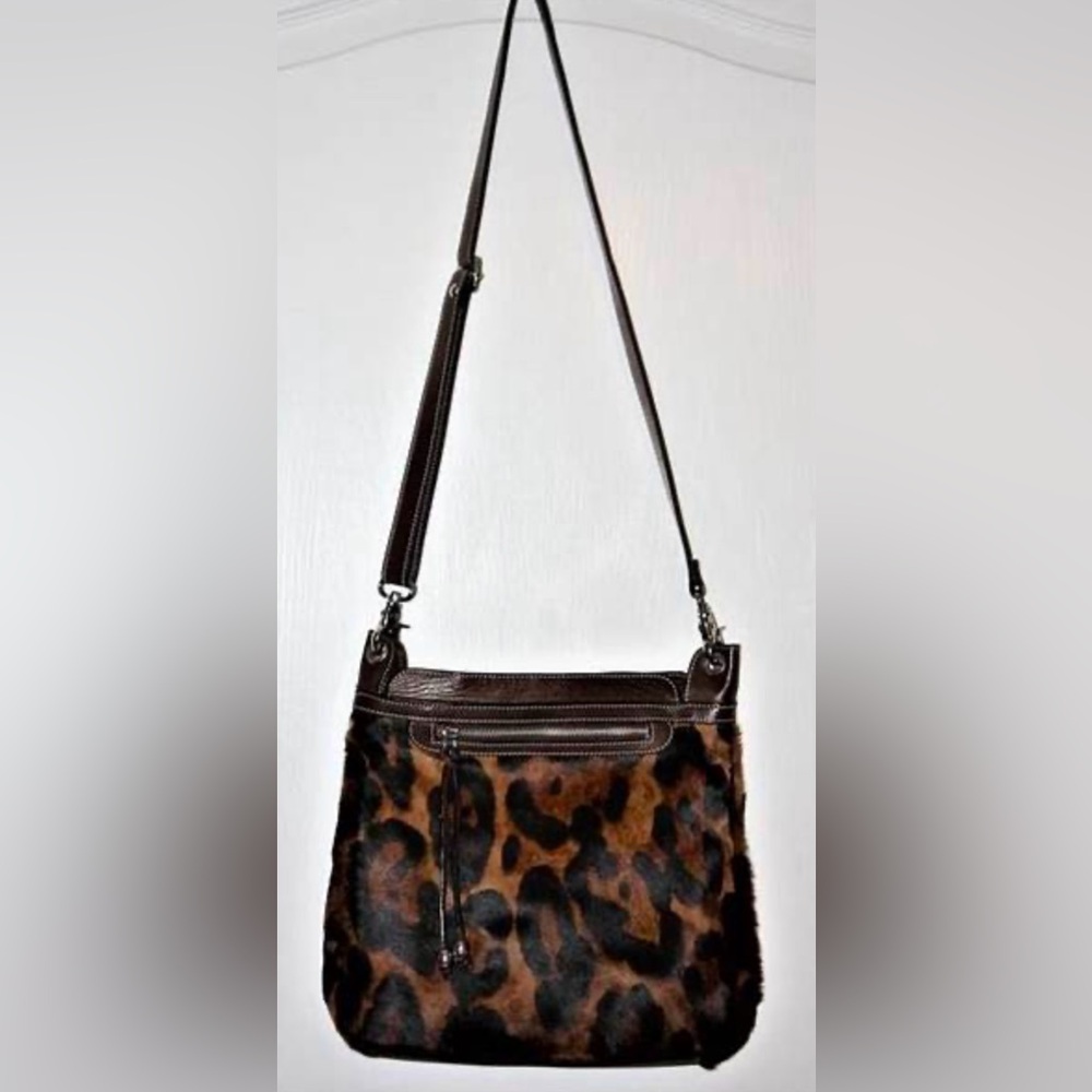 Cavalcanti leather and animal hair purse - Picture 6 of 7